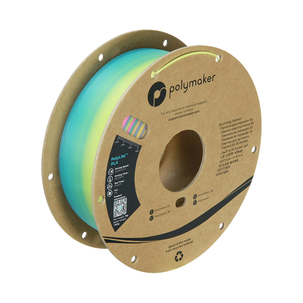 Polymaker Polylite PLA Luminous Rainbow 1.75mm 1kg