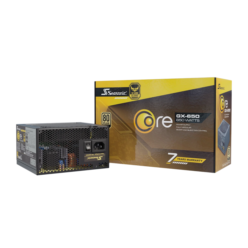 Seasonic Core GX-650 ATX3 80 Plus Gold Full Modular 650W PSU PSUSEACOREGX650V2 [PC]