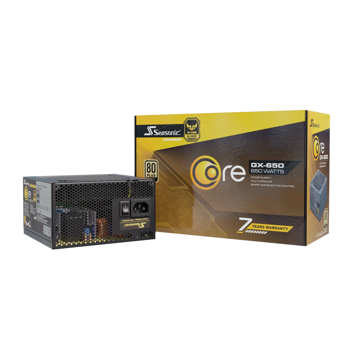 Seasonic Core GX-650 ATX3 80 Plus Gold Full Modular 650W PSU PSUSEACOREGX650V2 [PC]