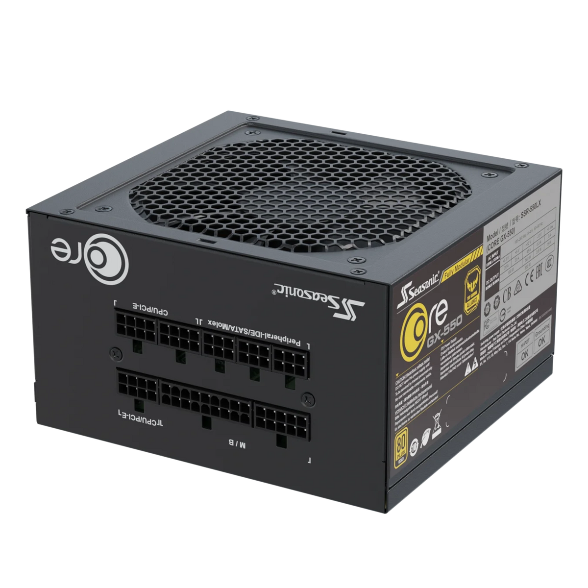 Seasonic Core GX-650 ATX3 80 Plus Gold Full Modular 650W PSU PSUSEACOREGX650V2 [PC]