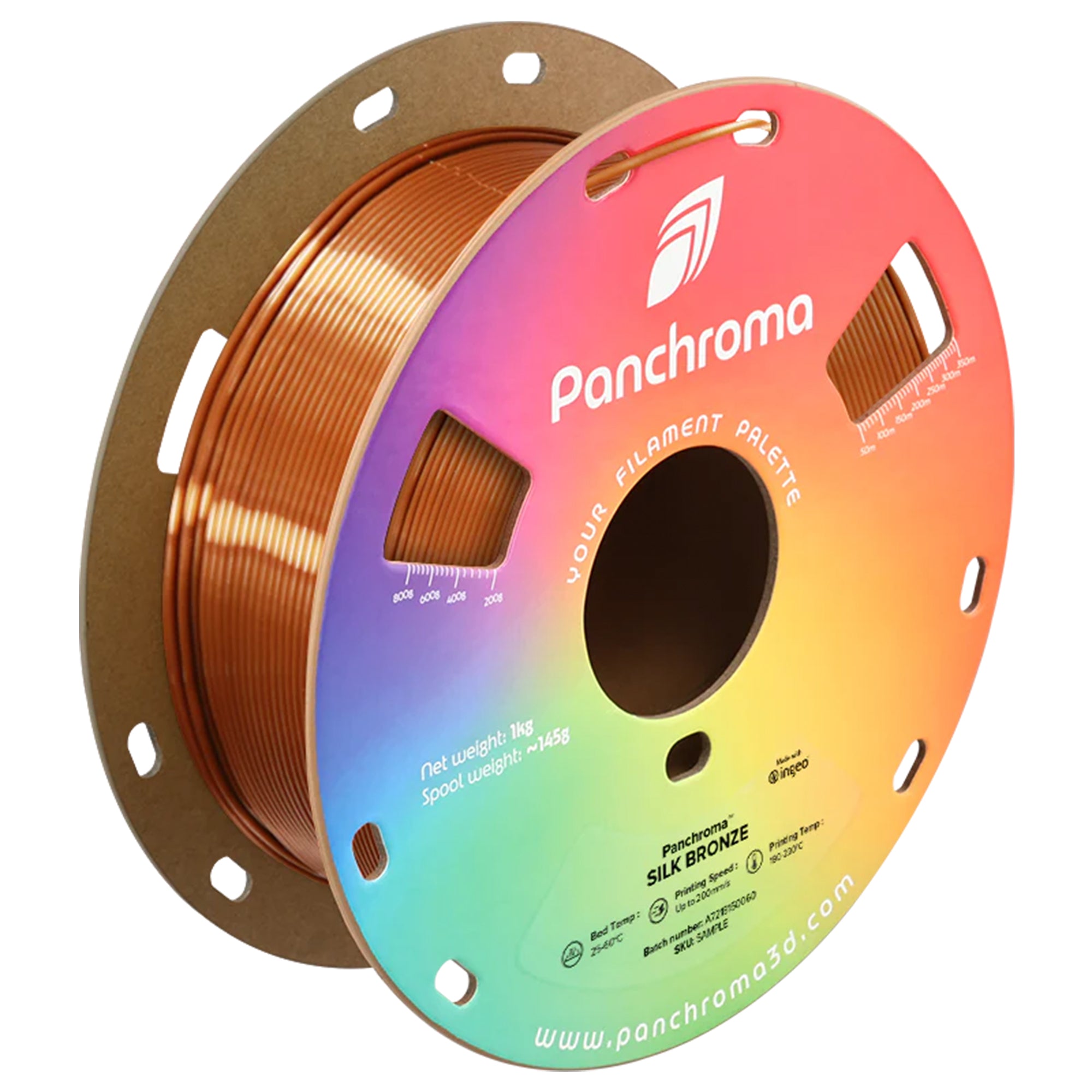 Polymaker Panchroma Silk PLA 1.75mm filament 1kg (NEW FORMULA)