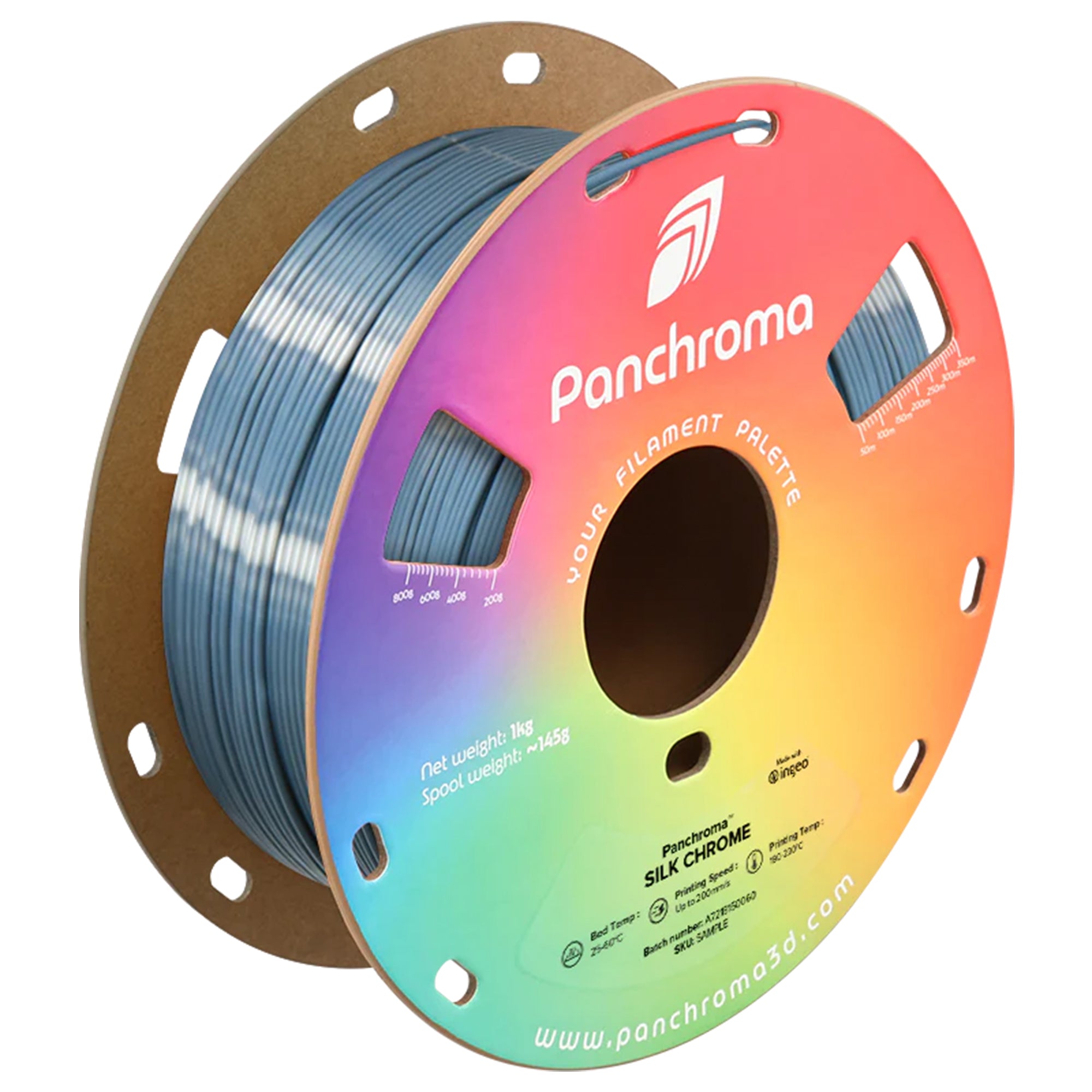 Polymaker Panchroma Silk PLA 1.75mm filament 1kg (NEW FORMULA)