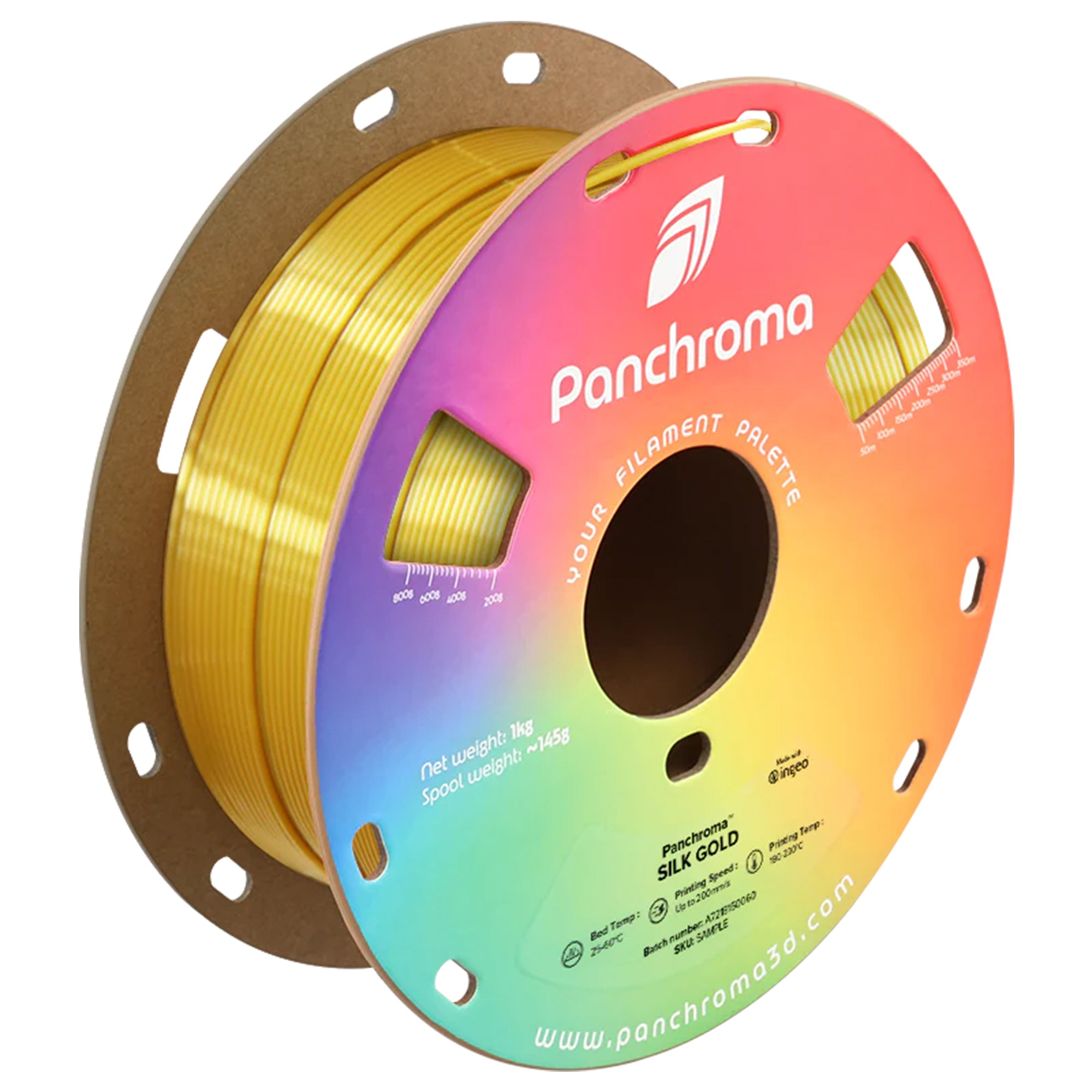 Polymaker Panchroma Silk PLA 1.75mm filament 1kg (NEW FORMULA)