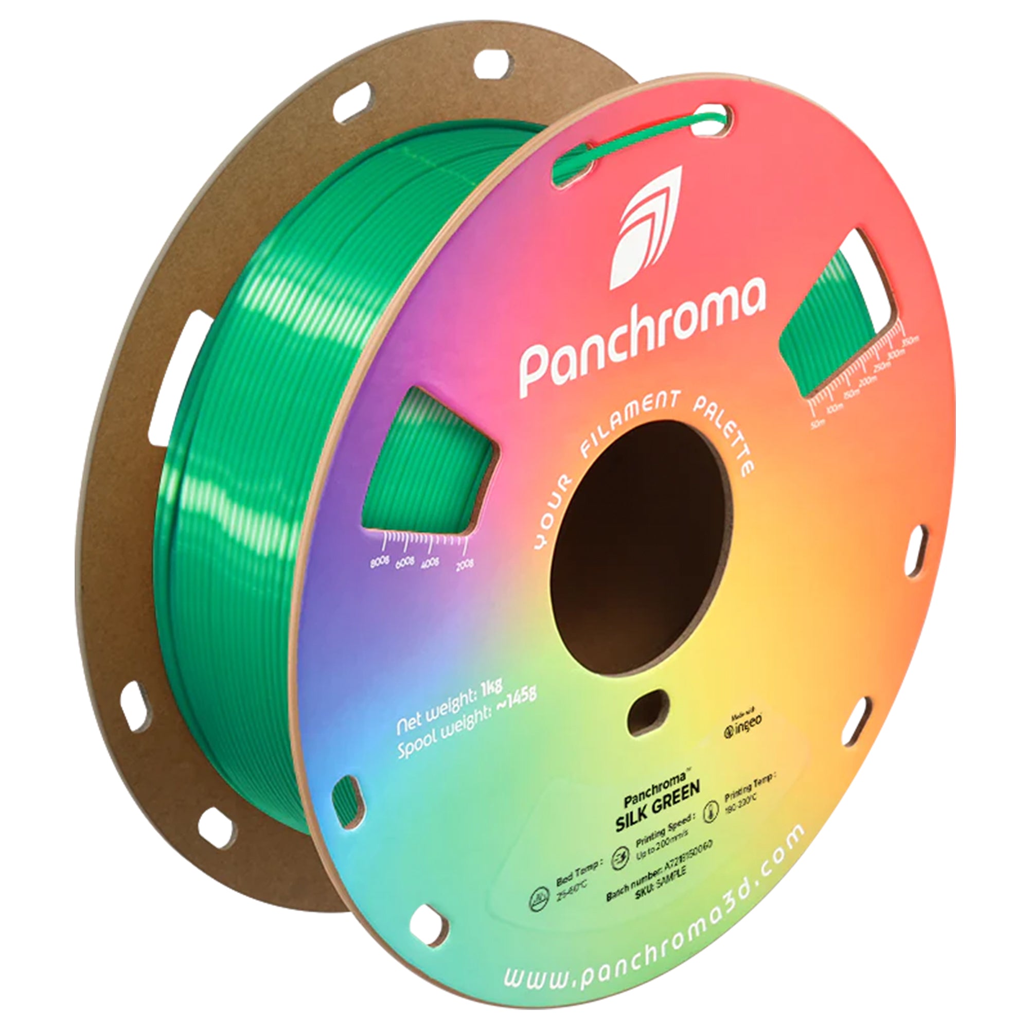 Polymaker Panchroma Silk PLA 1.75mm filament 1kg (NEW FORMULA)