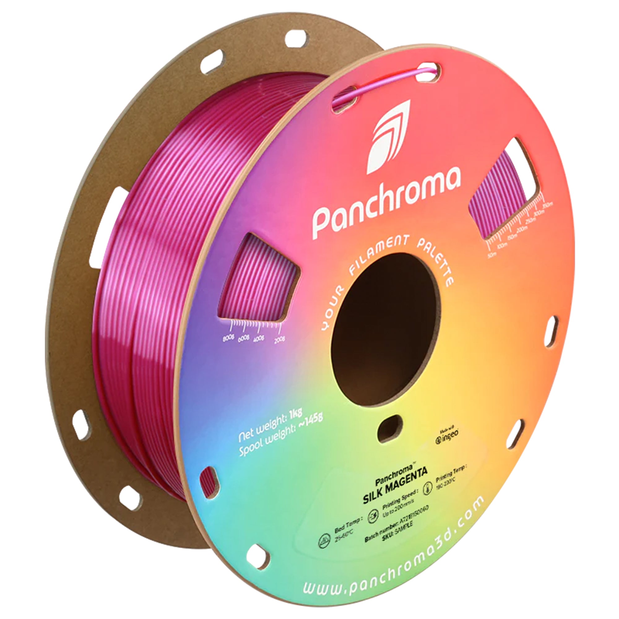 Polymaker Panchroma Silk PLA 1.75mm filament 1kg (NEW FORMULA)