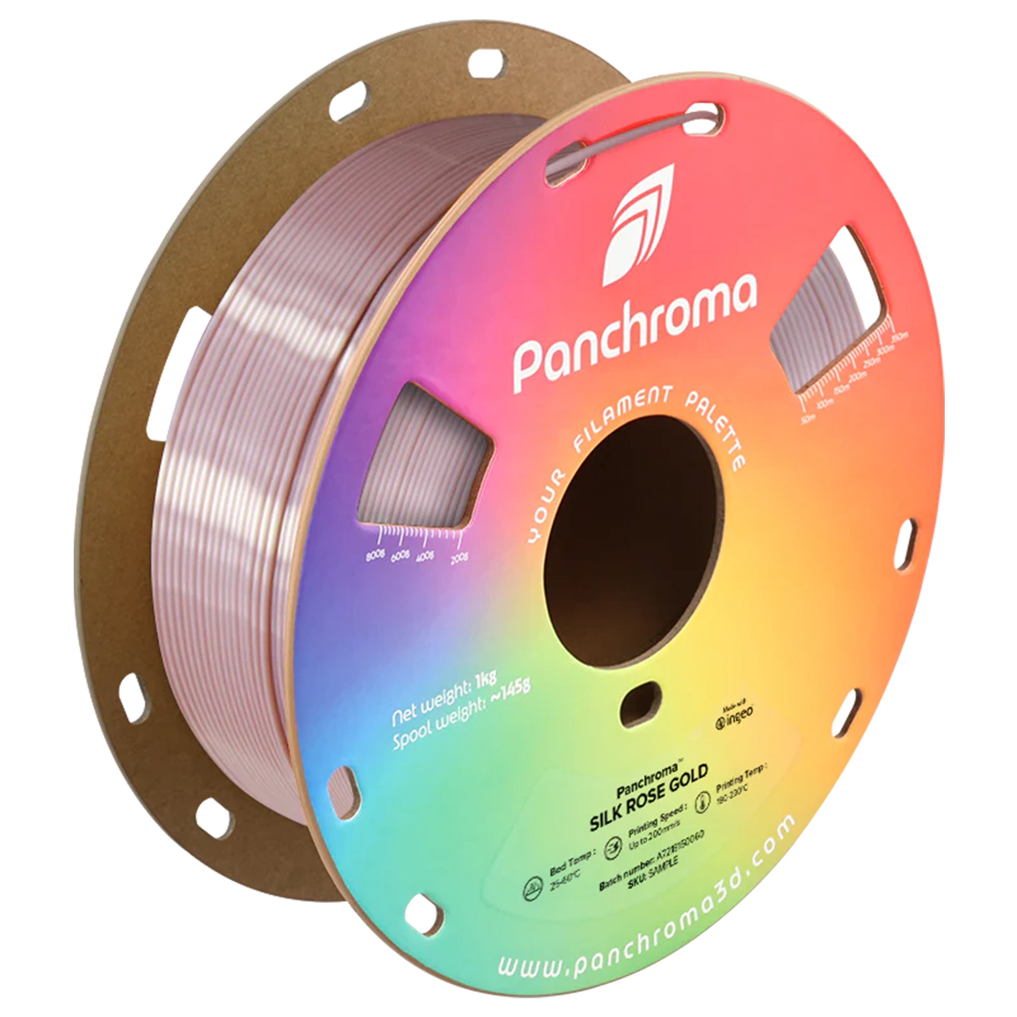 Polymaker Panchroma Silk PLA 1.75mm filament 1kg (NEW FORMULA)