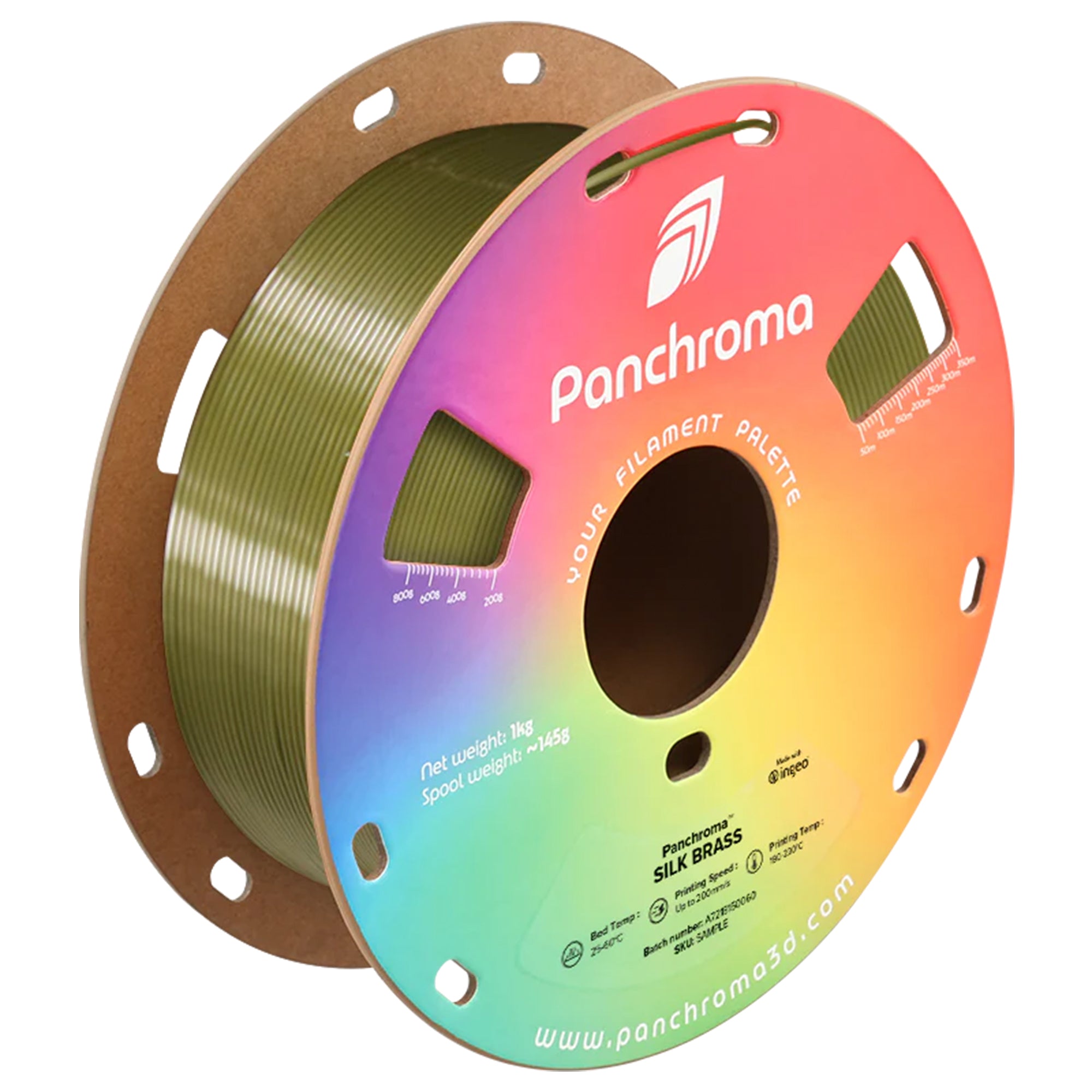 Polymaker Panchroma Silk PLA 1.75mm filament 1kg (NEW FORMULA)