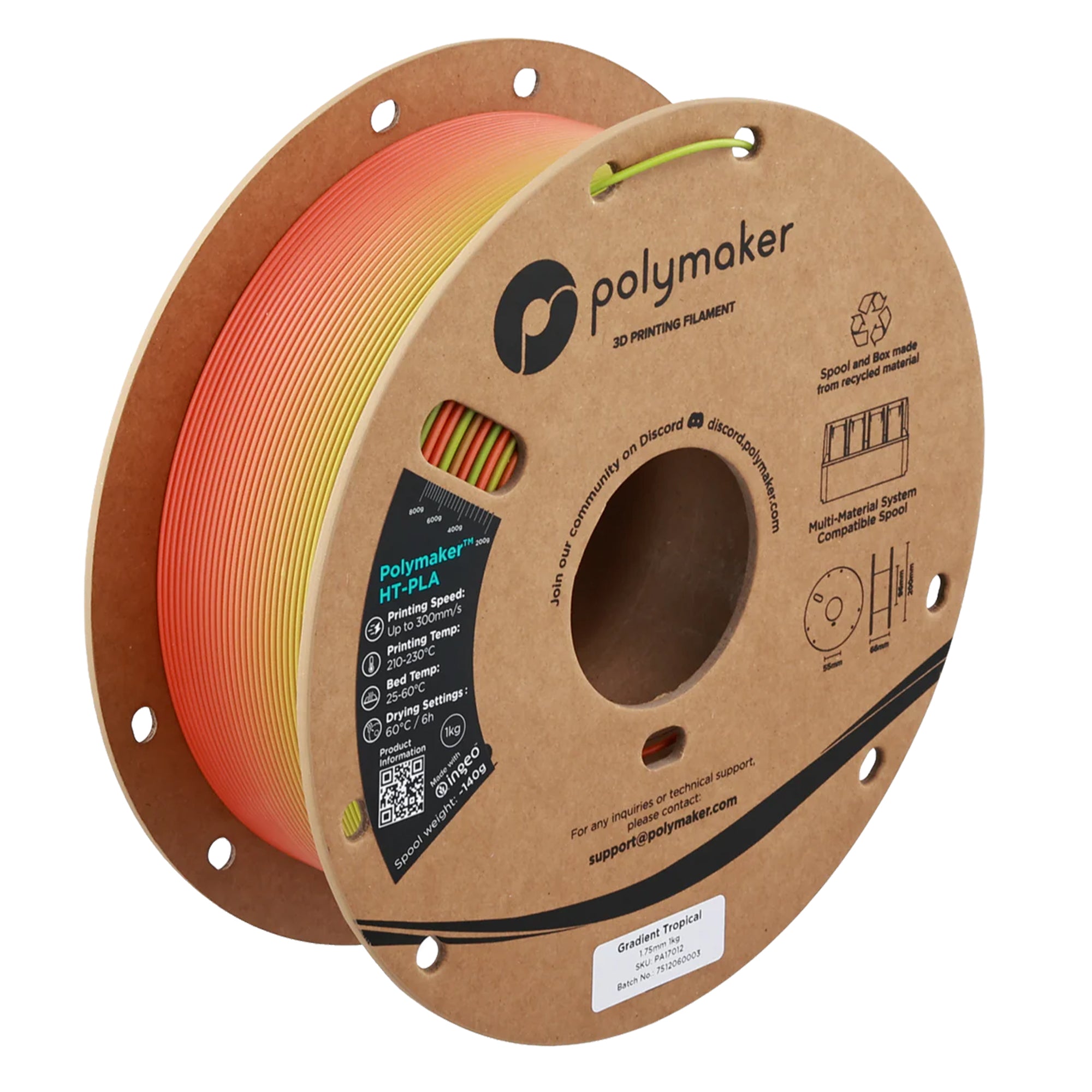 Polymaker HT-PLA 1.75mm Filament 1kg