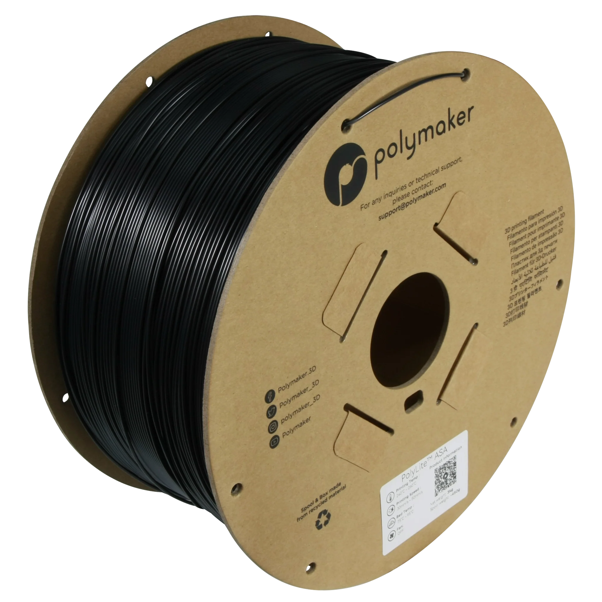 Polymaker PolyLite ASA 1.75mm Filament 3kg