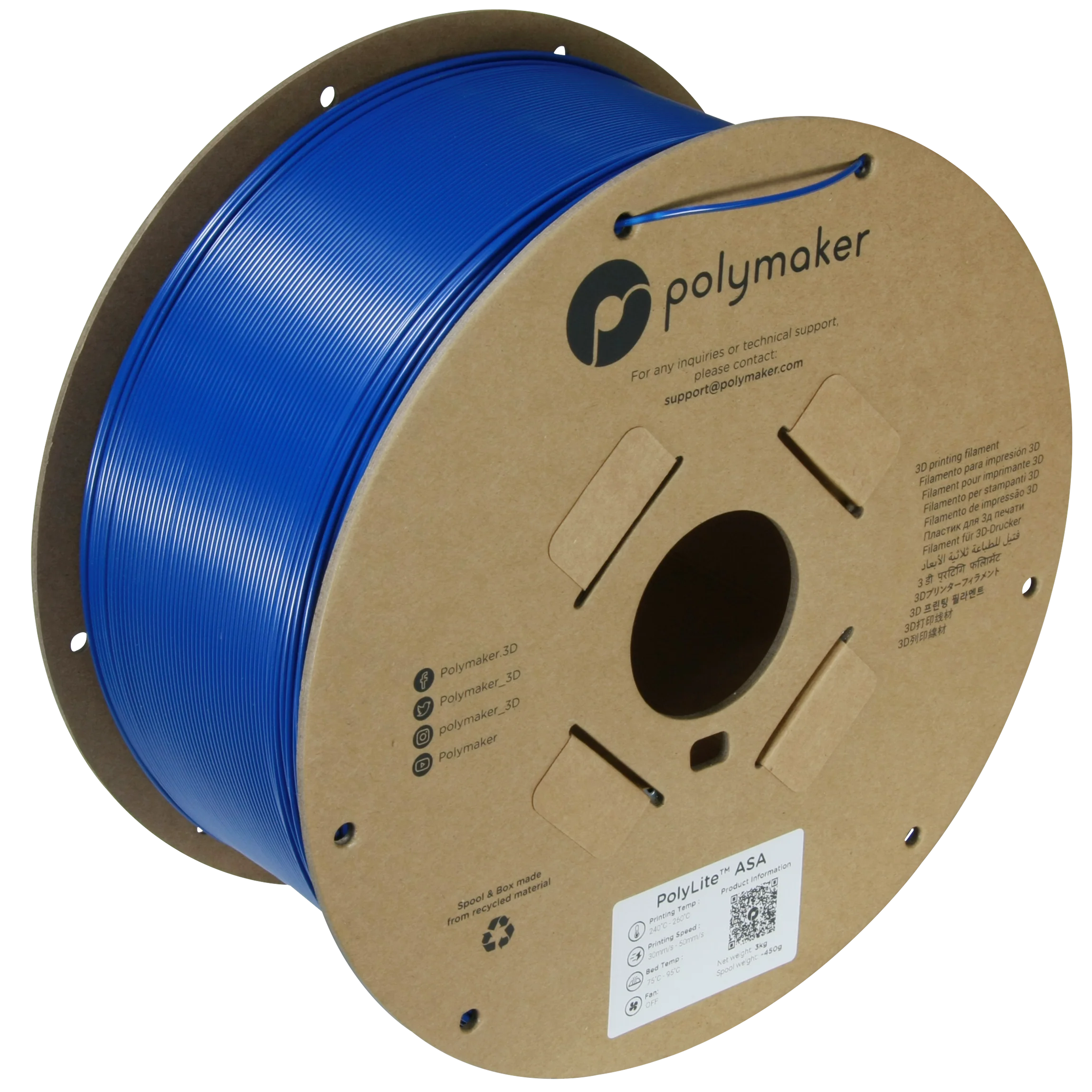 Polymaker PolyLite ASA 1.75mm Filament 3kg