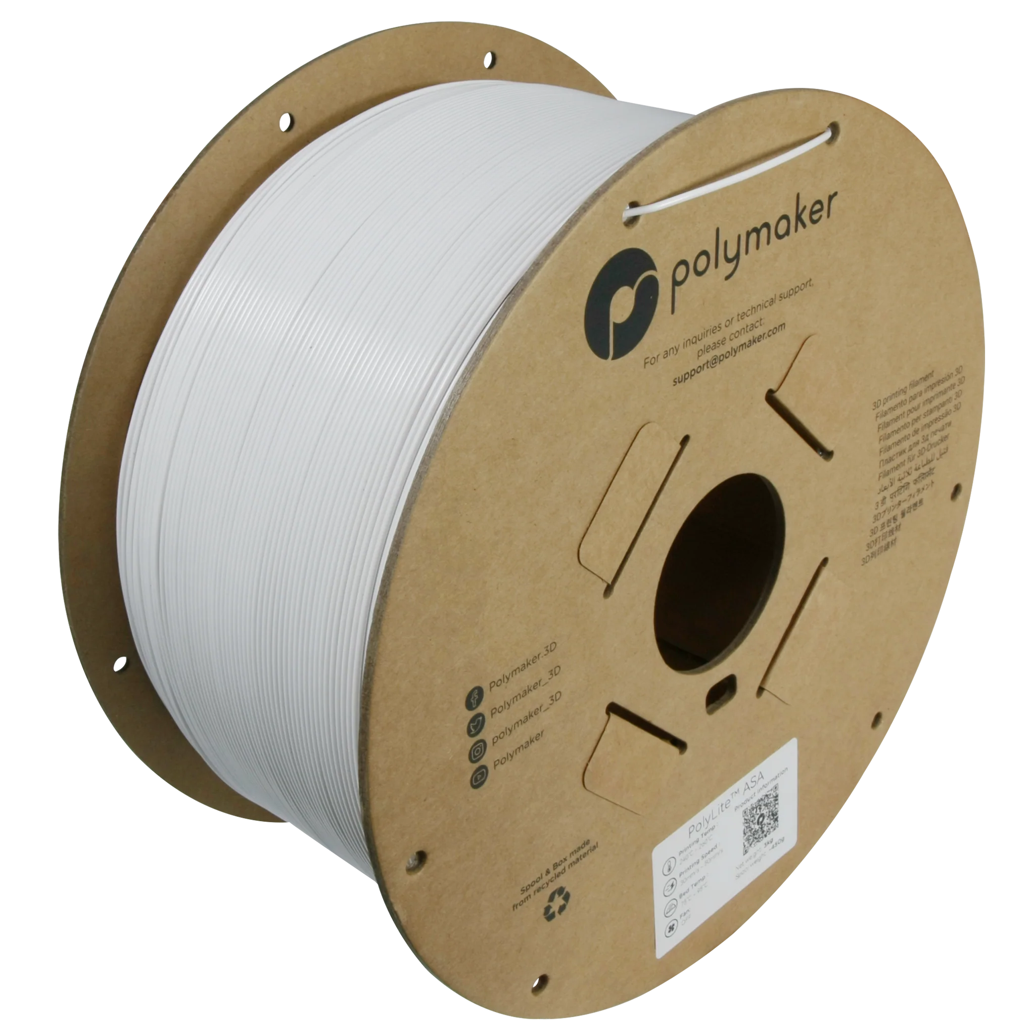 Polymaker PolyLite ASA 1.75mm Filament 3kg