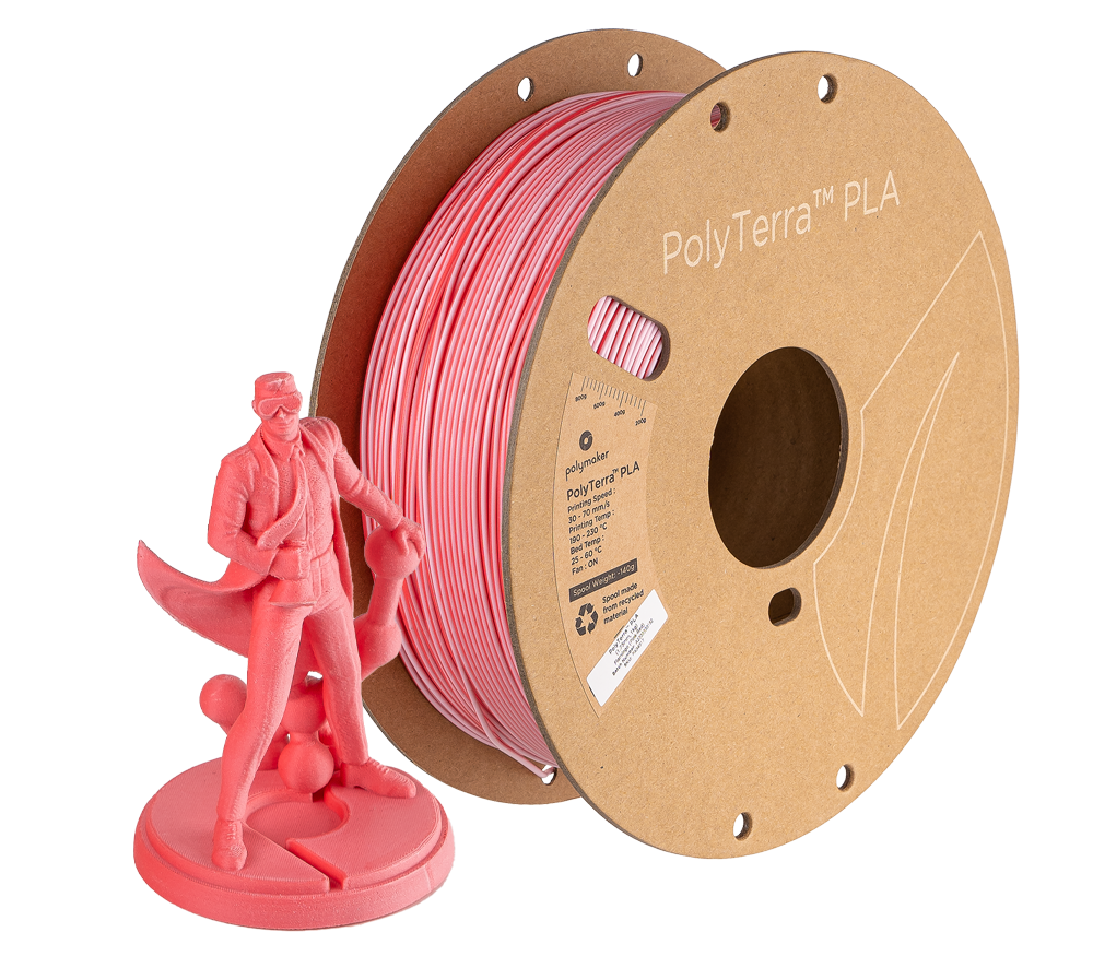 Polymaker PolyTerra Dual Matte PLA Filament 1kg 1.75mm