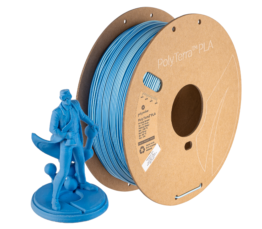 Polymaker PolyTerra Dual Matte PLA Filament 1kg 1.75mm