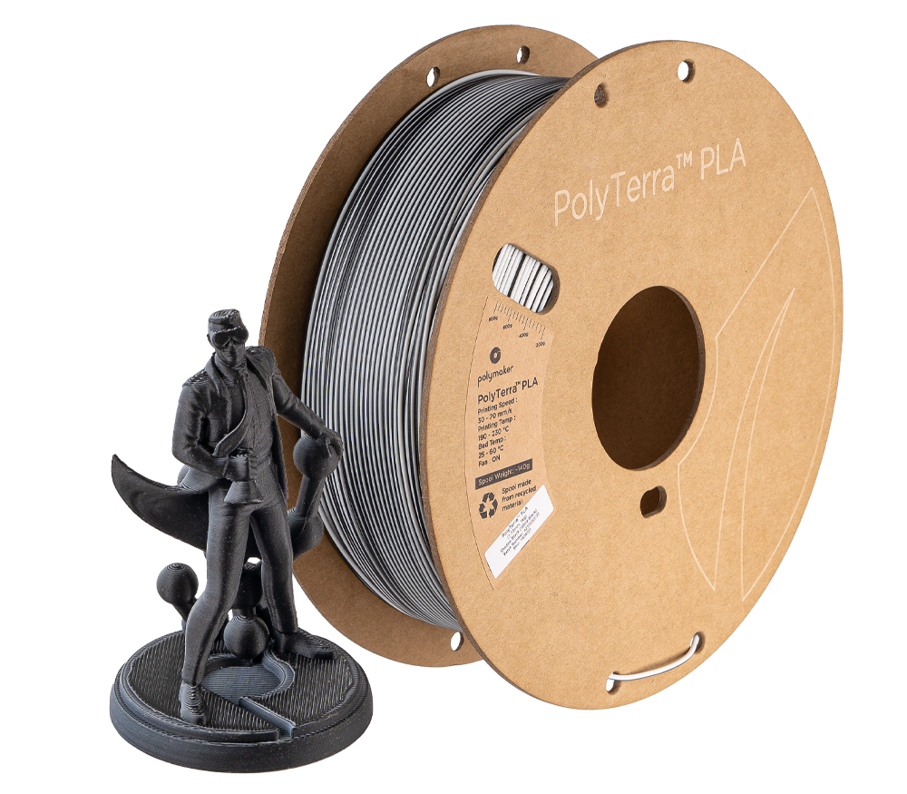 Polymaker PolyTerra Dual Matte PLA Filament 1kg 1.75mm