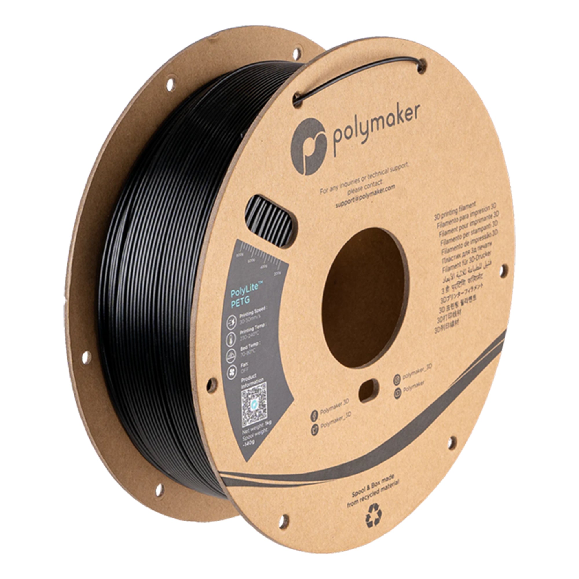 Polymaker PolyLite PETG 1.75mm Filament 1kg
