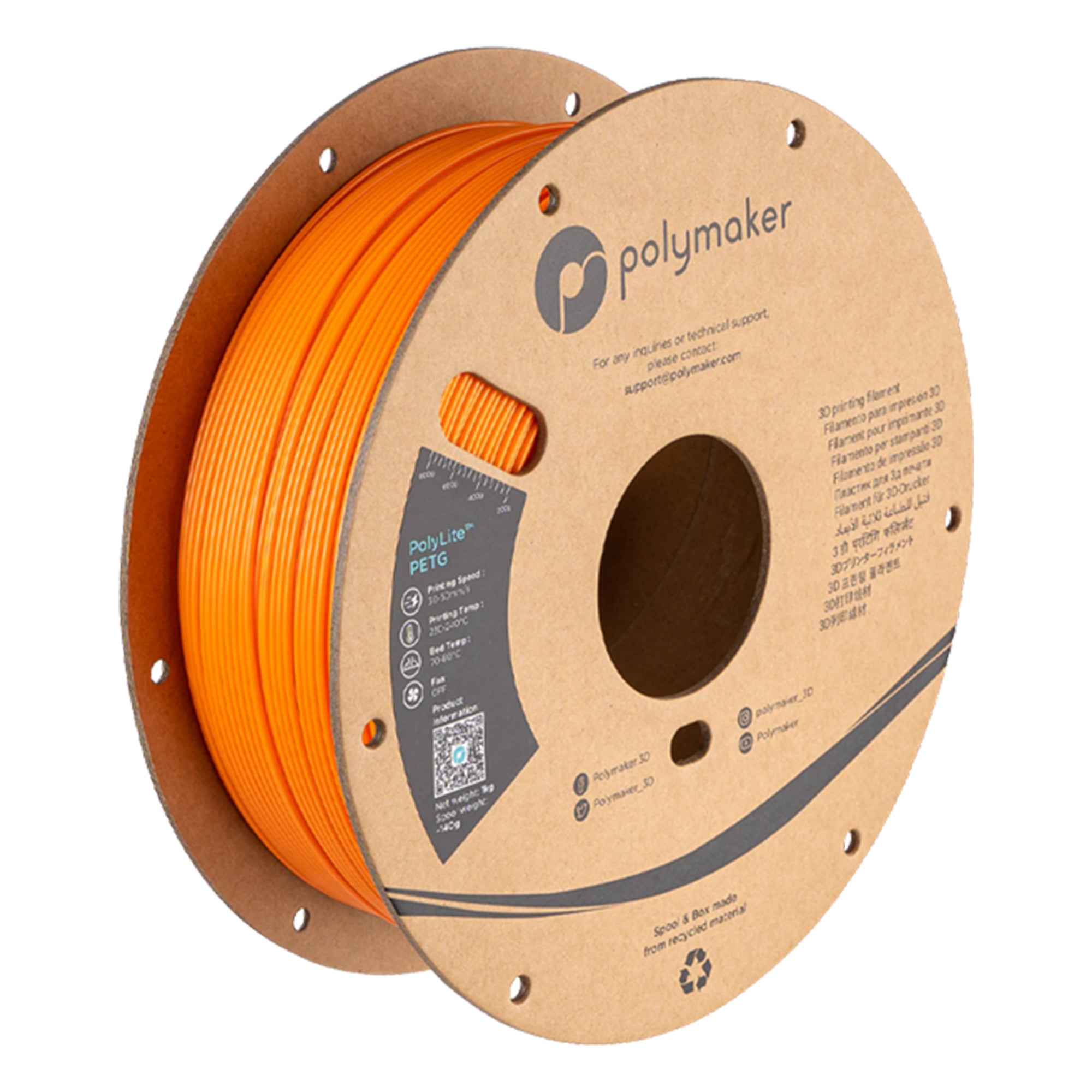 Polymaker PolyLite PETG 1.75mm Filament 1kg