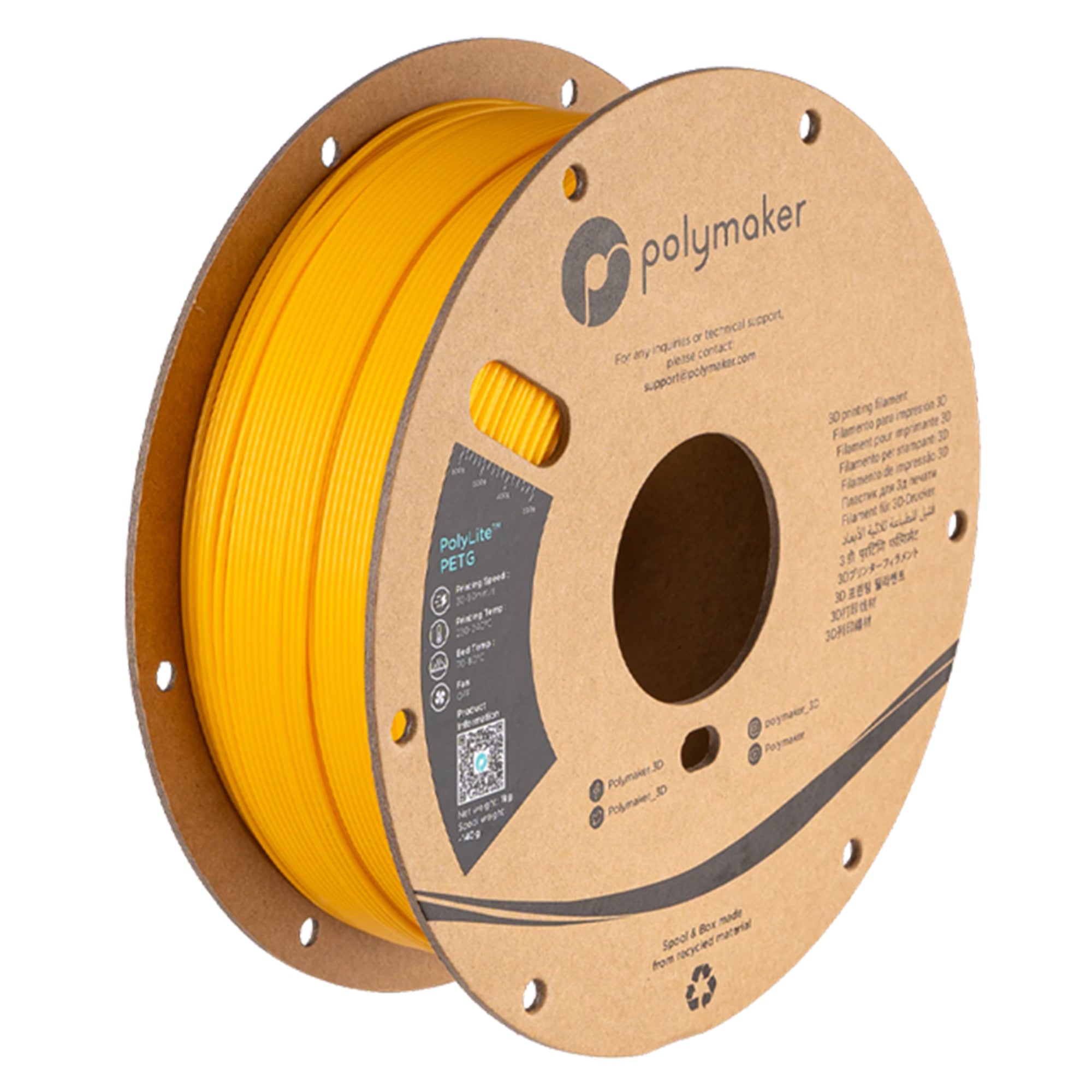 Polymaker PolyLite PETG 1.75mm Filament 1kg