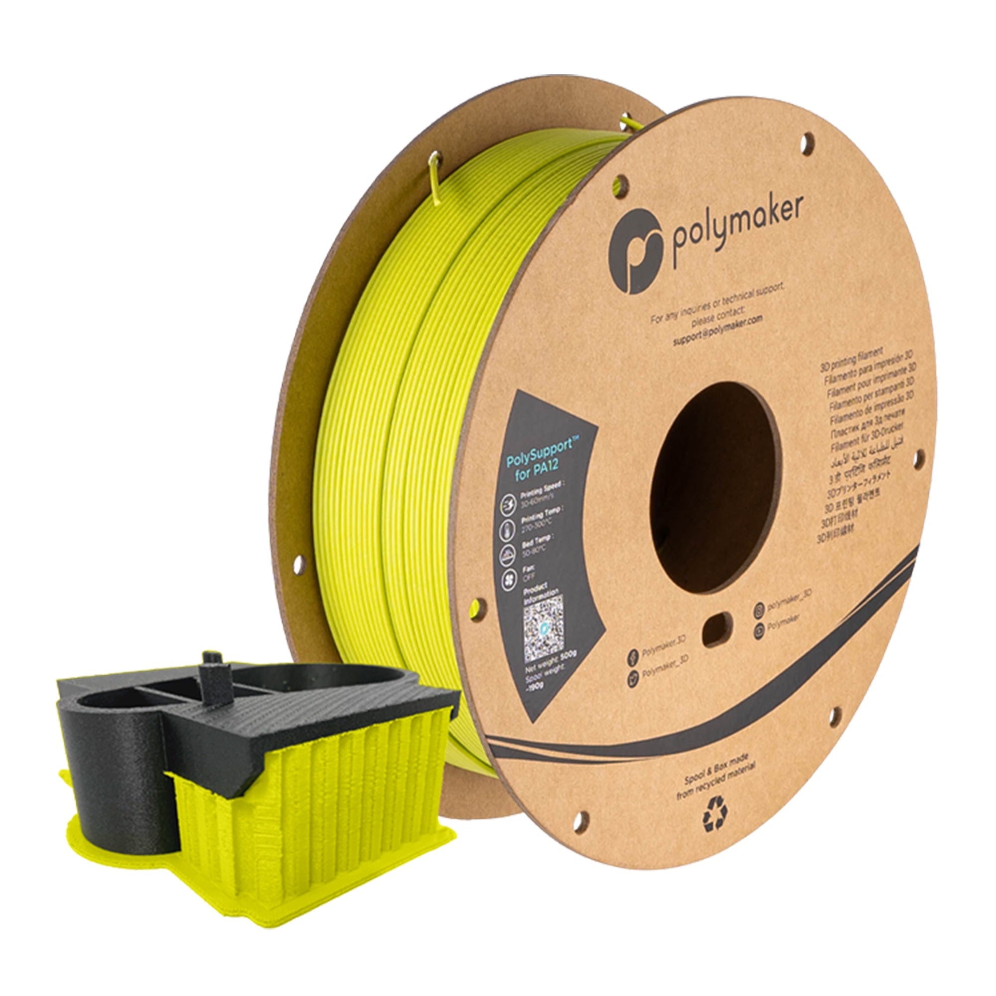 Polymaker PolySupport for PA12 1.75mm Filament 500g