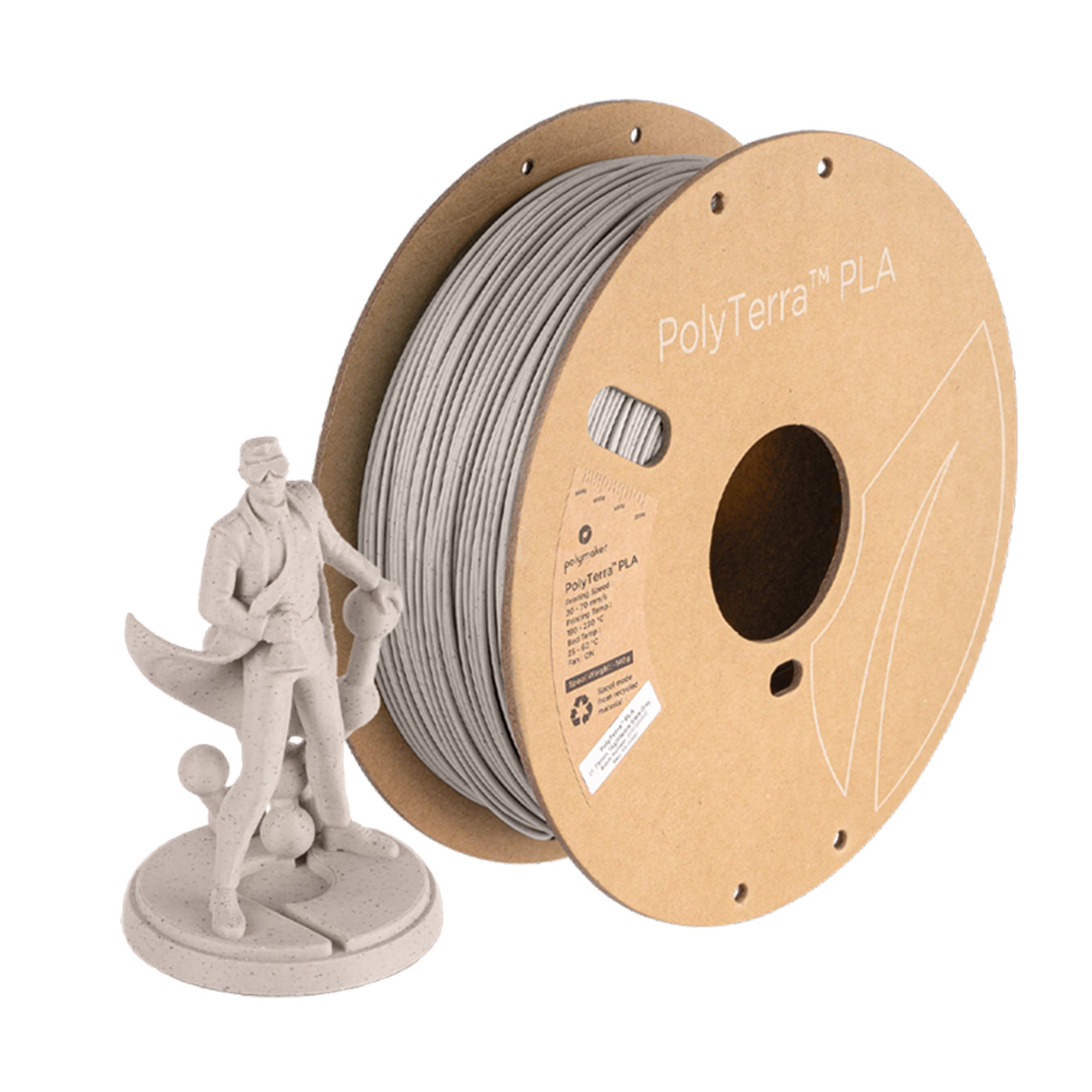 Polymaker PolyTerra PLA Marble Filament 1.75mm 1kg