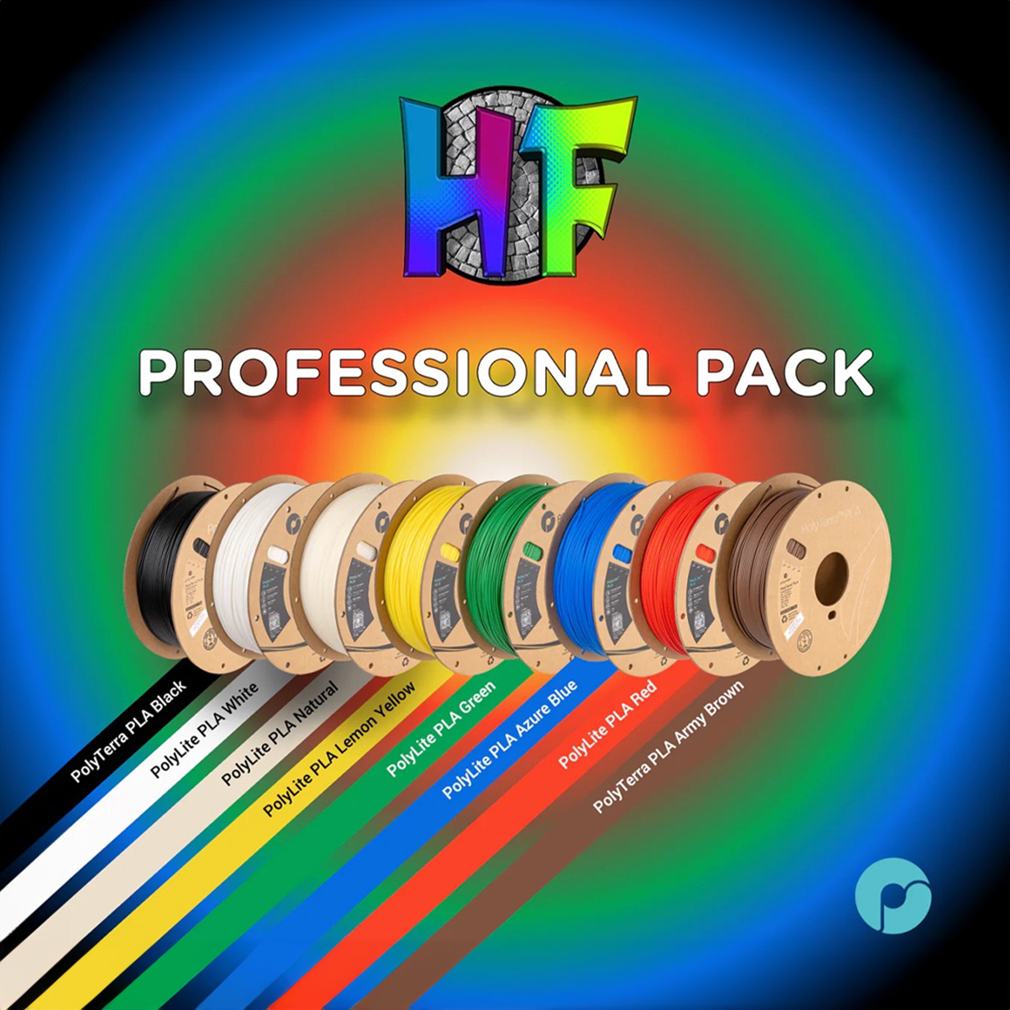Polymaker Polymaker HueForge Professional Set Filament 1.75mm