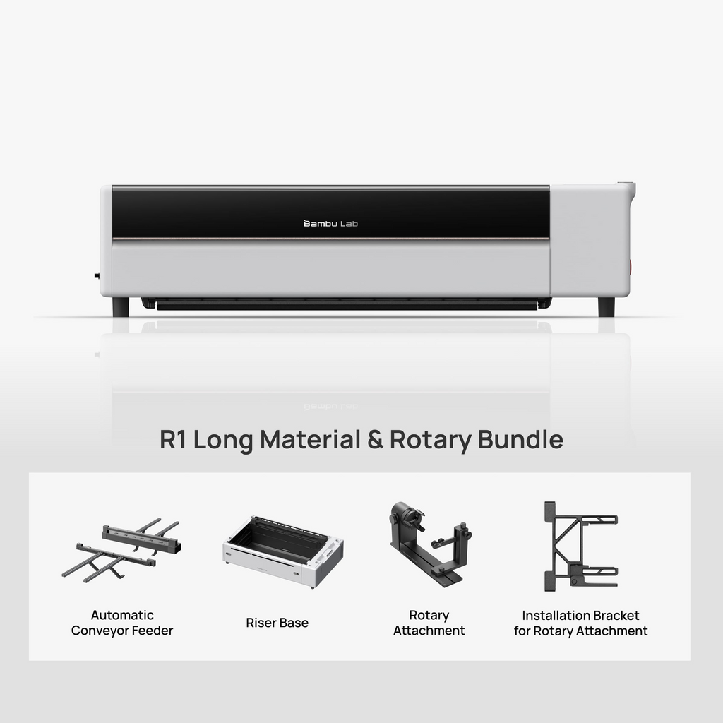 Bambu Lab R1 Long Material & Rotary Bundle