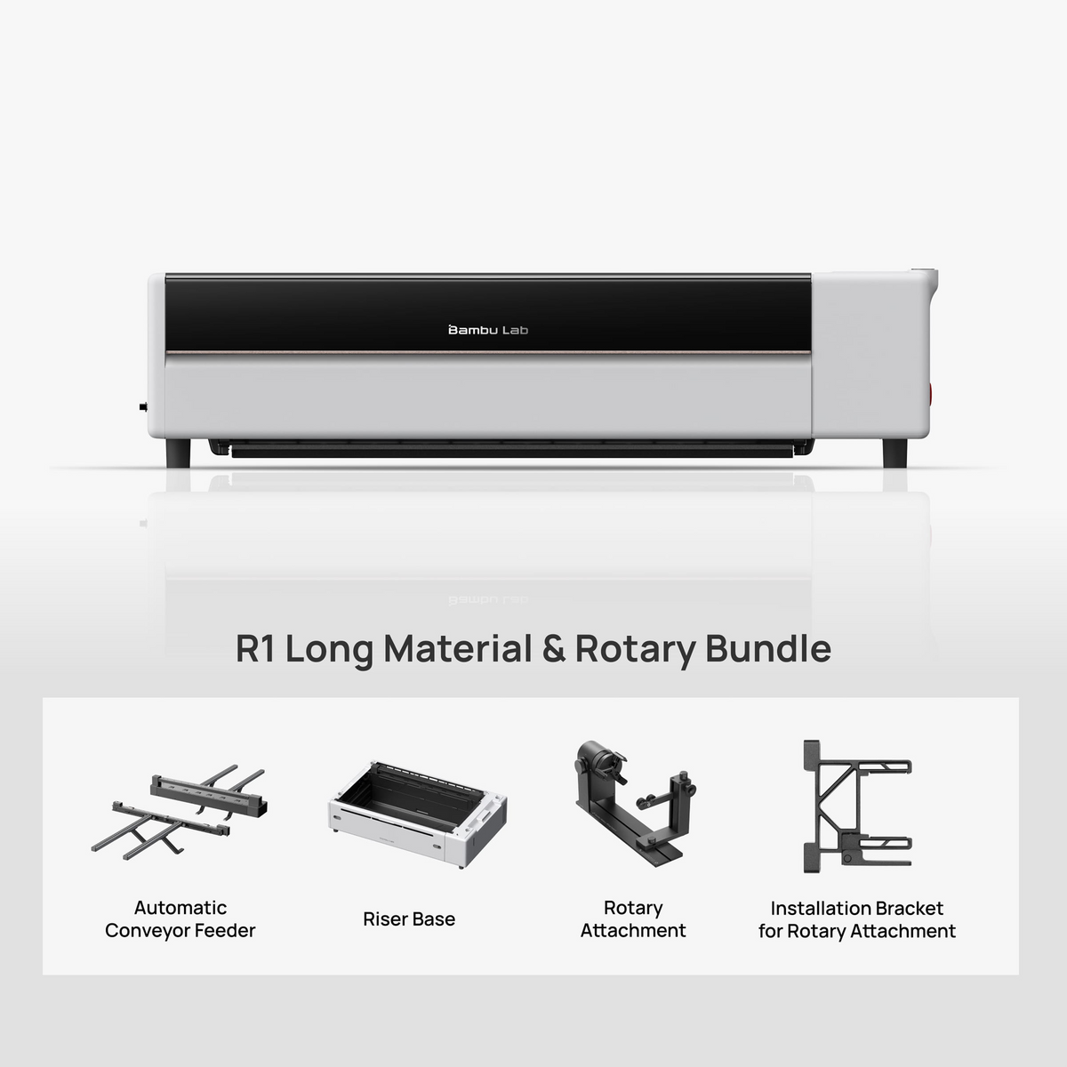 Bambu Lab R1 Long Material & Rotary Bundle