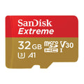 SANDISK SDSQXAF-032G-GN6MN 32GB MICRO SDHC EXTREME A1 V30, UHS-I/ U3, 100MB/s ,NO SD ADAPTER
