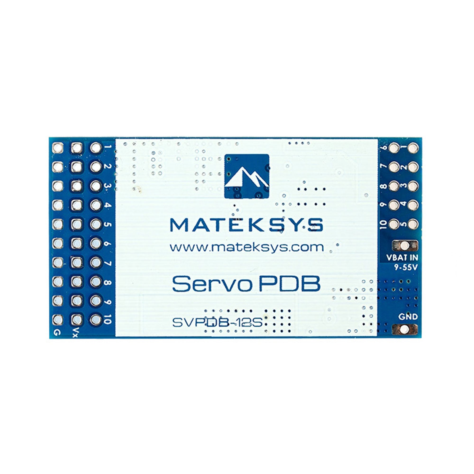 Matek Servo PDB with 12A BEC 9-55V to 5/6/8V