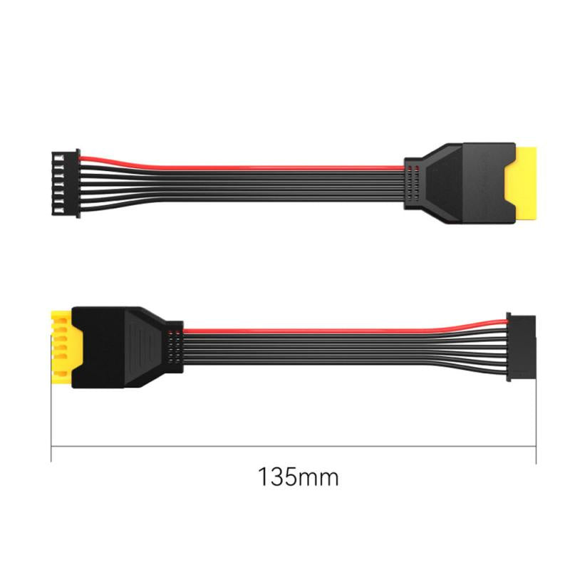 SpeedyBee JST-XH 2-6S LiPo Battery Balance Cable Charging 135mm Extension Wire 22AWG (2 pack)