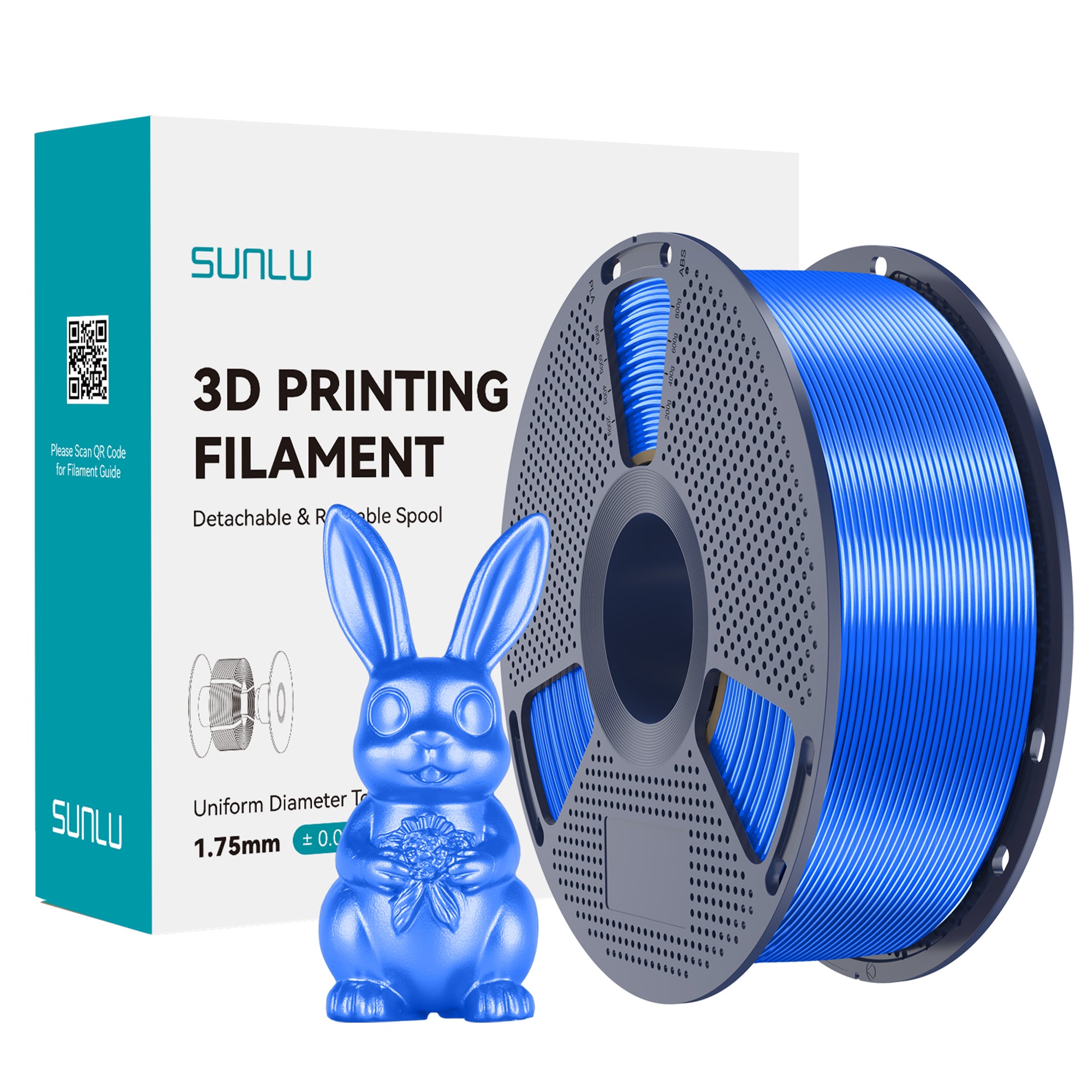 Sunlu Silk PLA+ 3D Print Filament 1.75mm 1kg