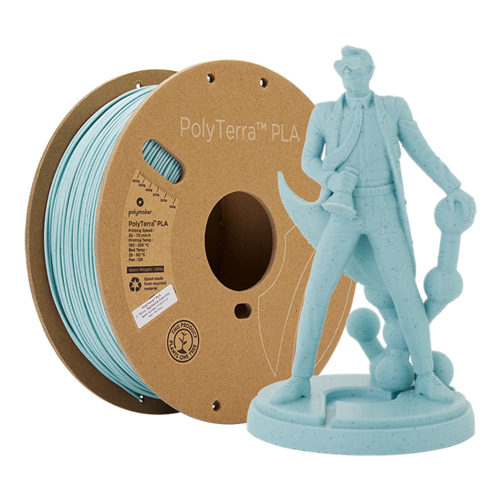 Polymaker PolyTerra PLA Marble Filament 1.75mm 1kg