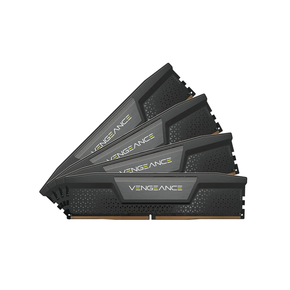 CORSAIR Vengeance DDR5 RAM 64GB (4x16GB) 6000MHz CL36 Intel XMP iCUE Compatible Computer Memory - Black (CMK64GX5M4B6000C36) [PC]