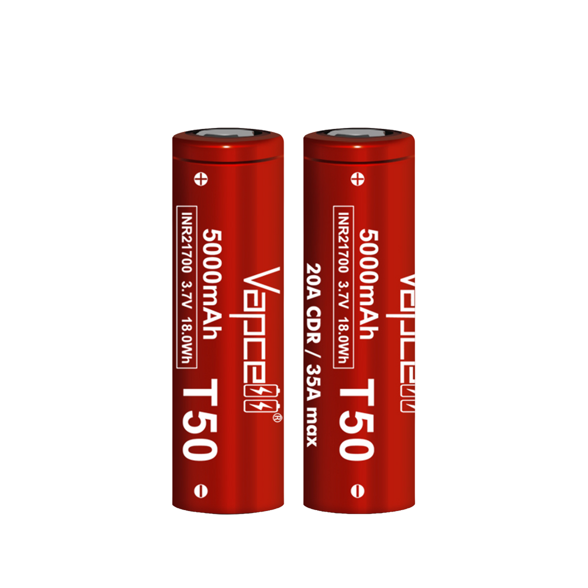 Vapcell INR21700 T50 5000mah 20A/35A [DG]