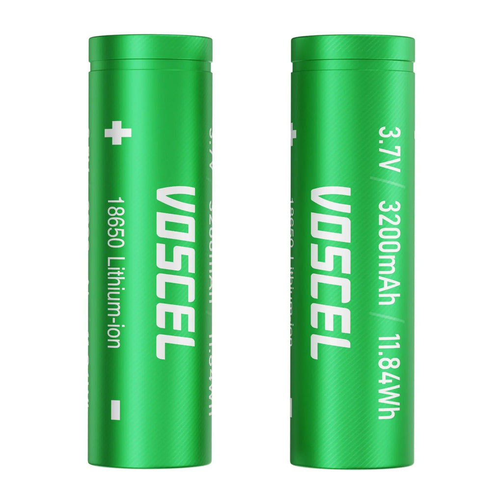 Voscel 18650 3200mAh 10C 3.7V 11.84Wh Battery (2 pack) [DG]