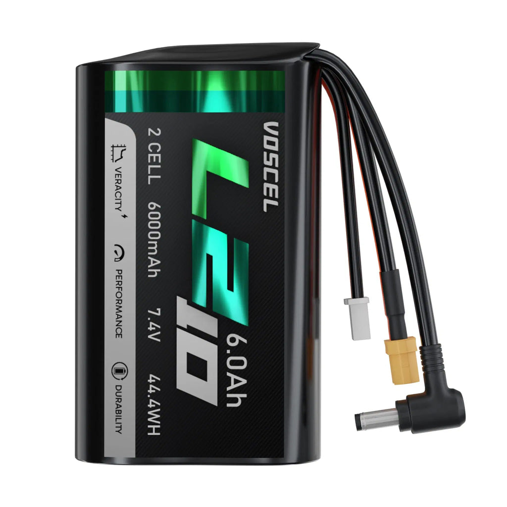 Voscel L210 6000mAh 2S 10C 7.4V 44.4Wh XT30 Battery [DG]