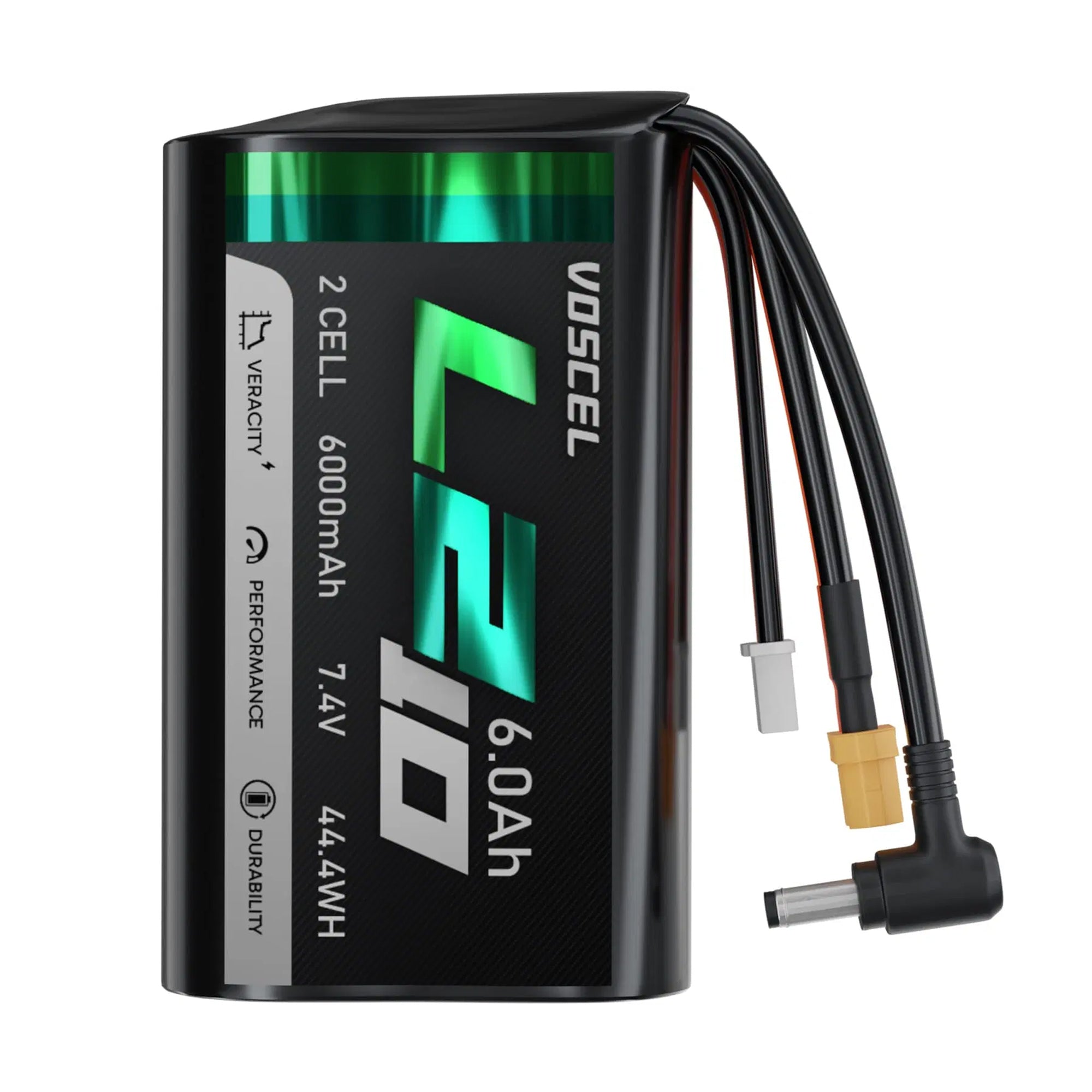 Voscel L210 6000mAh 2S 10C 7.4V 44.4Wh XT30 Battery [DG]