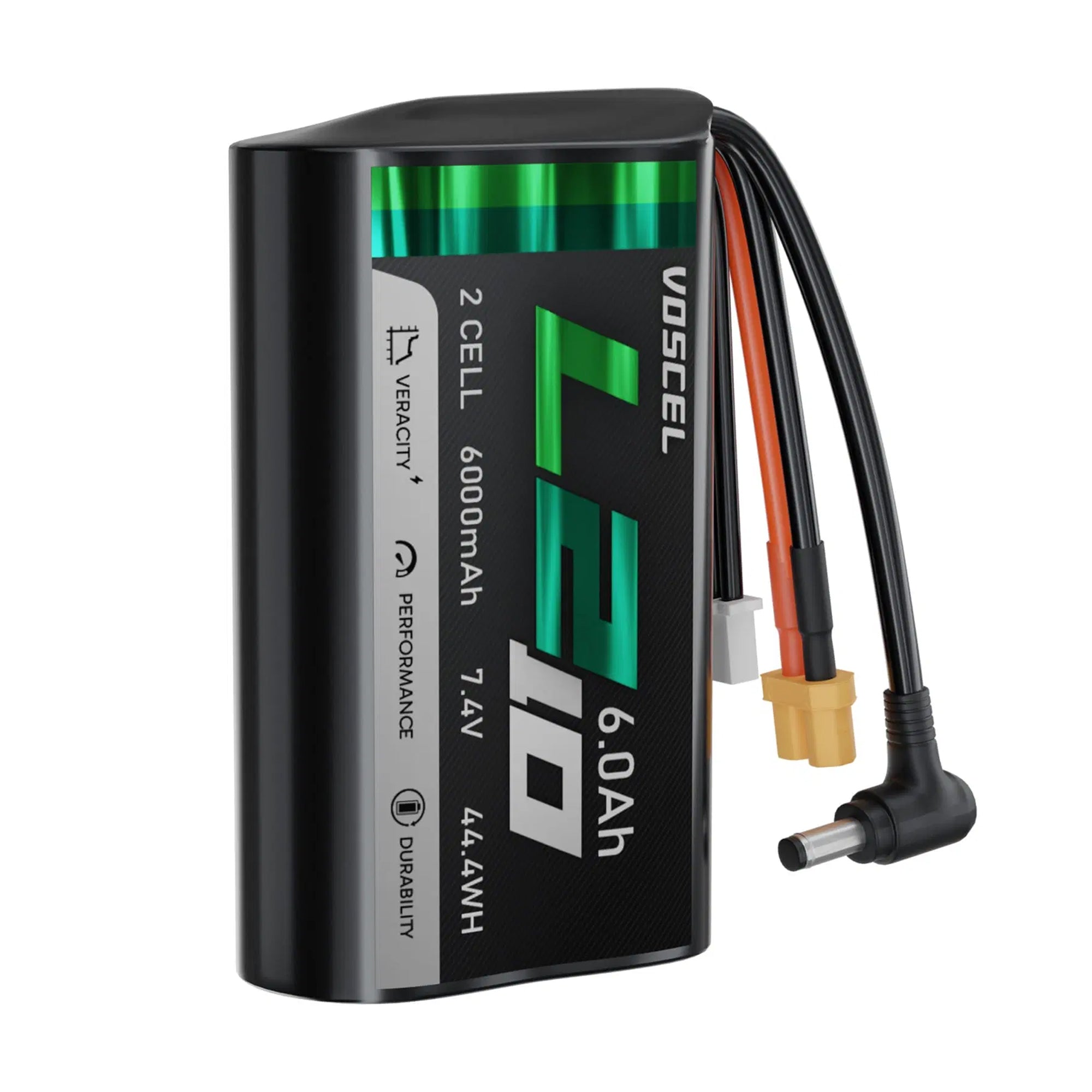 Voscel L210 6000mAh 2S 10C 7.4V 44.4Wh XT30 Battery [DG]