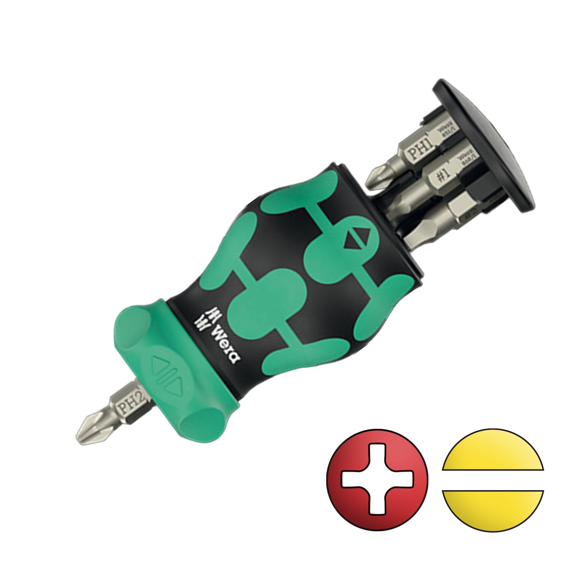 Wera Kopakt Stubby Bit Holding Magazine RA 3 Screwdriver