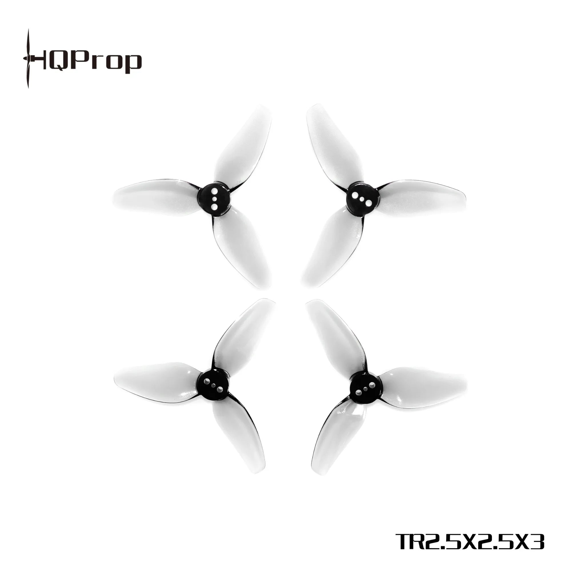 HQProp TR2.5x2.5x3 Grey (2CW + 2CCW) Polycarbonate