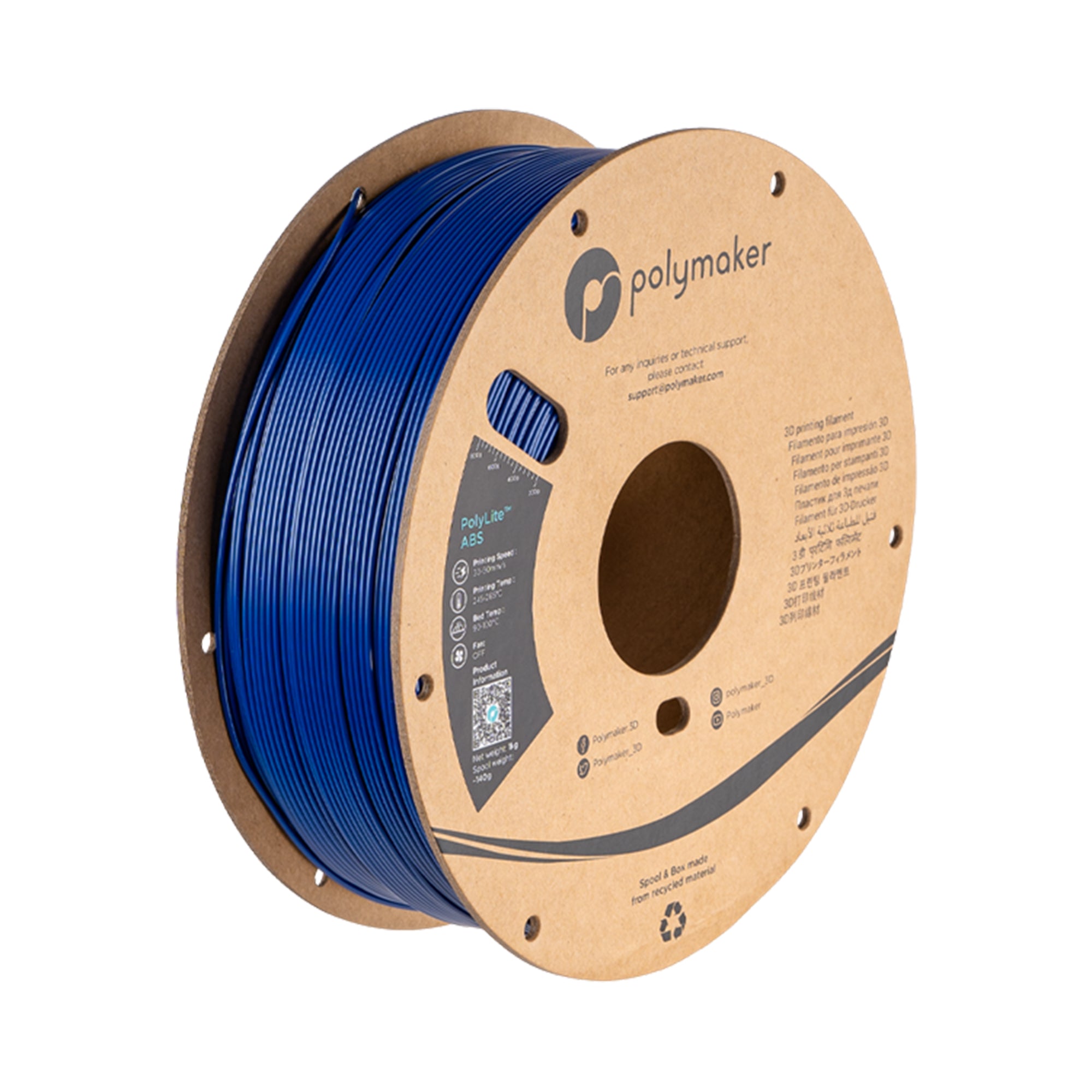 Polymaker PolyLite ABS 1.75mm Filament 1kg