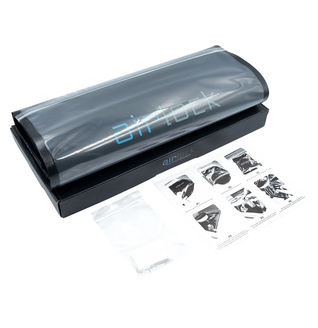 Airlock filament vacuum sealing system image 2 on transparent background with Version 4 white halo