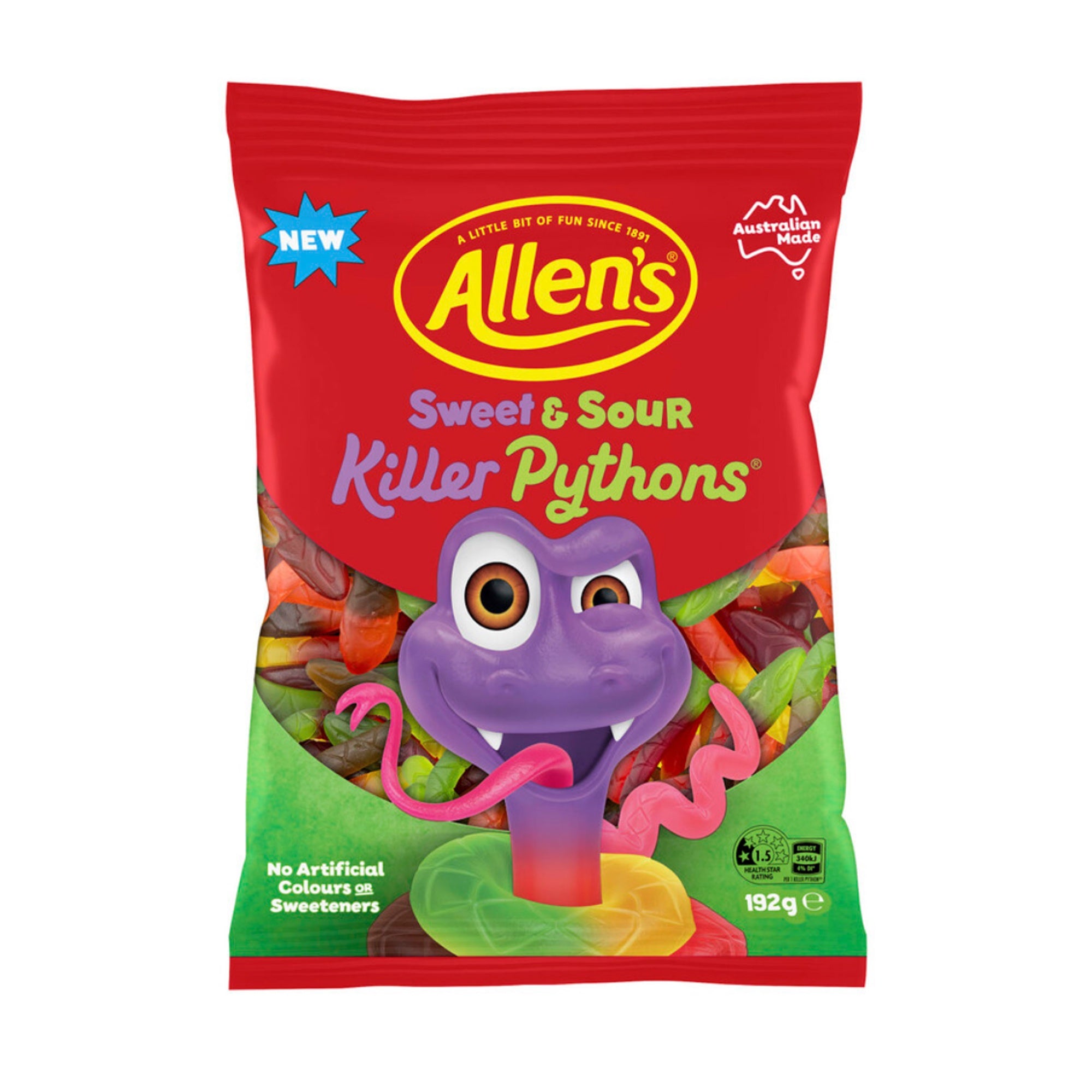 Allen's Killer Pythons Sweet & Sour 192g