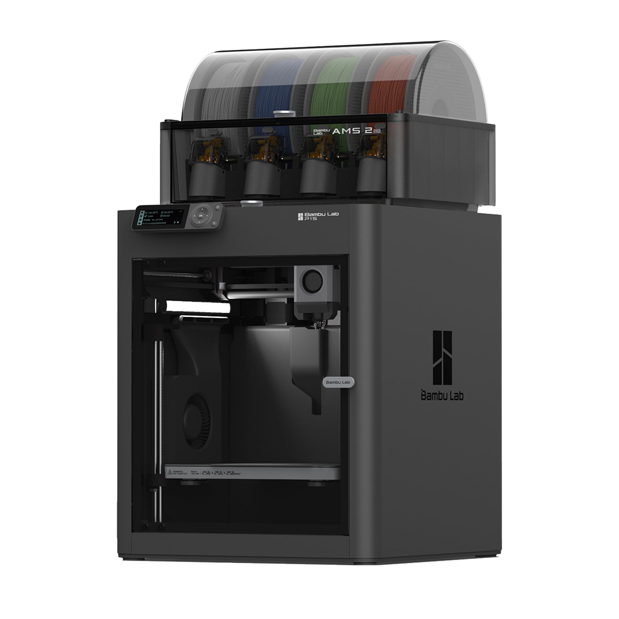 Bambu Lab P1S 3D Printer w/ AMS 2 (AMS Hub version - Required for multiple AMS Units)