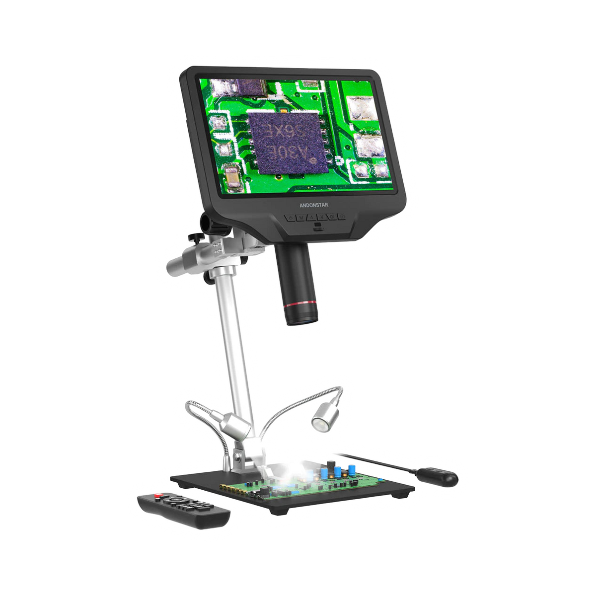 Andonstar 10.1'' AD409 PRO HDMI WIFI Digital Microscope Measure Software PC Connection for PCB Solder Check Tool for SMT SMD Repair