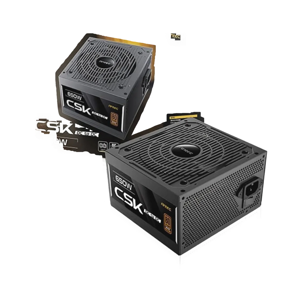 Antec CSK650DC power supply – dark-mode image 1