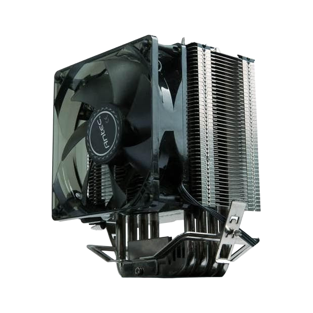 Antec A40 PRO Air CPU Cooler, 92mm PWM Blue LED Fan. 77CFM. Intel 775, 115x, 1200, 1366 and AM2, AM2+, AM3, AM3+, AM4, FM1, FM2, 3 Yrs Warranty [PC]
