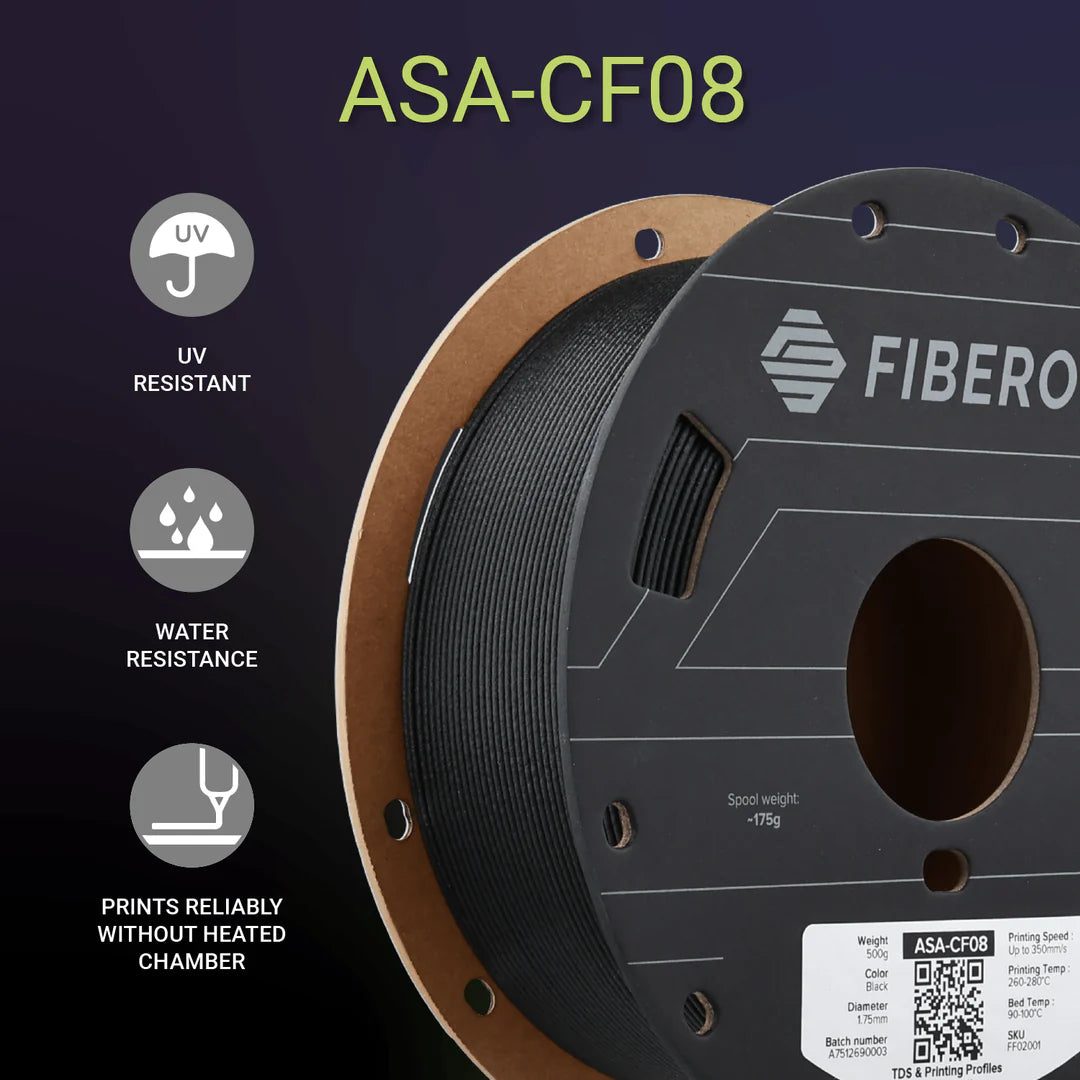 Polymaker Fiberon ASA-CF08 1.75mm Filament 500g