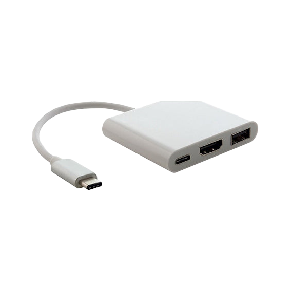 AT-CMHDMIUSBCF Astrotek Thunderbolt USB 3.1 Type C (USB-C) to HDMI + USB + Card Reader Video Adapter Converter Male to Female
