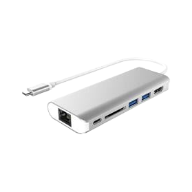 Astrotek All-in-One Dock Thunderbolt USB-C 3.1 Type-C to HDMI 2xUSB3.0 Hub Card Reader RJ45 Gigabit LAN TypeC PD Function for Macbook Pro Air Notebook CBAT-UTYPEC-DOCK