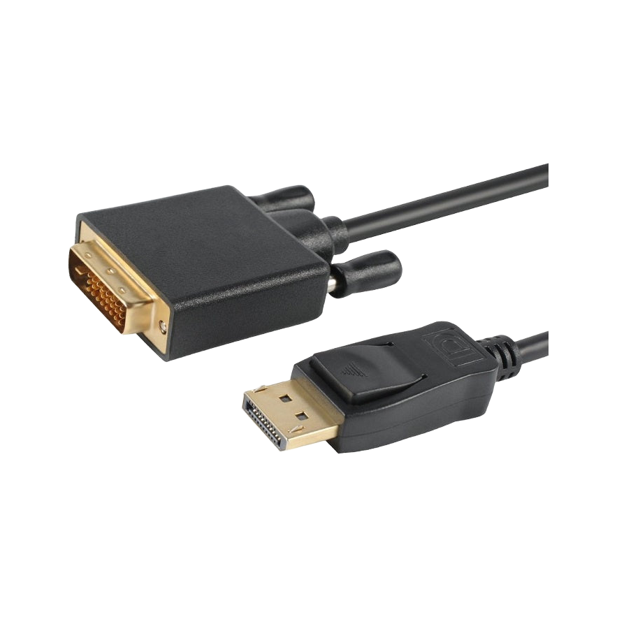 Astrotek DisplayPort DP to DVI-D Male to Male Cable 2m 24+1 Gold plated Supports video resolutions up to 1920x1200/1080P Full HD @60Hz [PC]